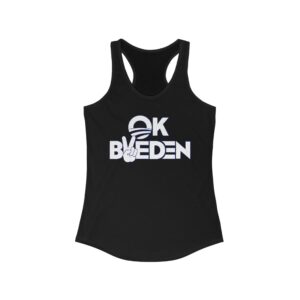 OK BYE DEN- Women's Ideal Racerback Tank - Image 3