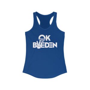 OK BYE DEN- Women's Ideal Racerback Tank