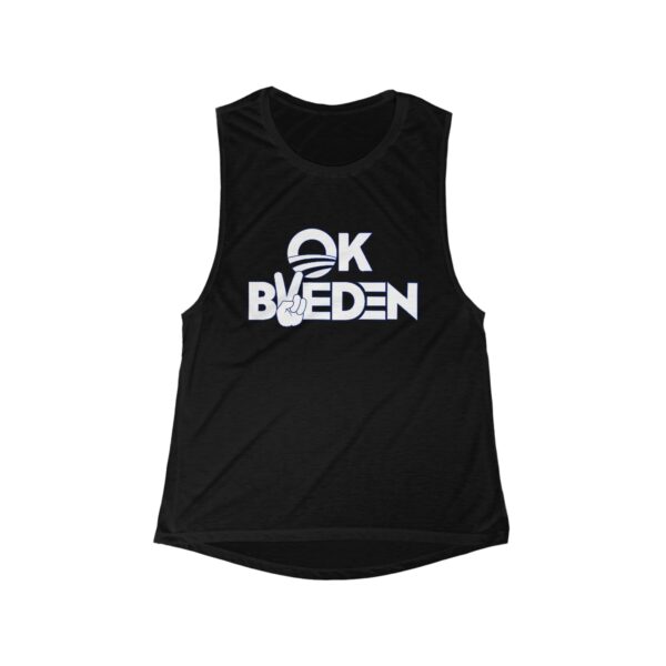 Ok BYE DEN Women's Flowy Scoop Muscle Tank